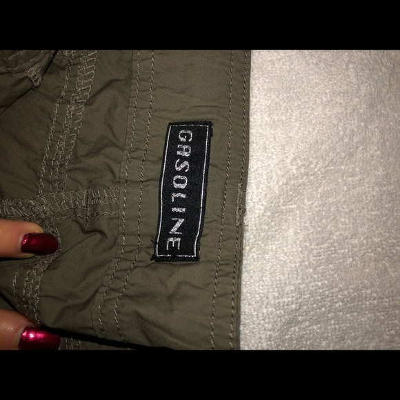 Gasoline Sz 12 New Capris. Khaki - Picture 3 of 6